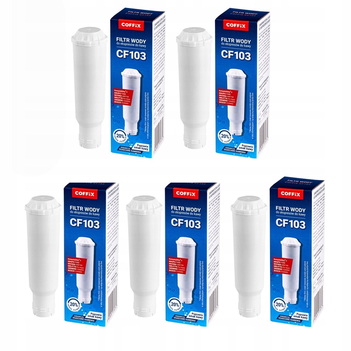 Filtr do ekspresu Nivona Krups Siemens Bosch zamiennik– Coffix CF103 x 5szt
