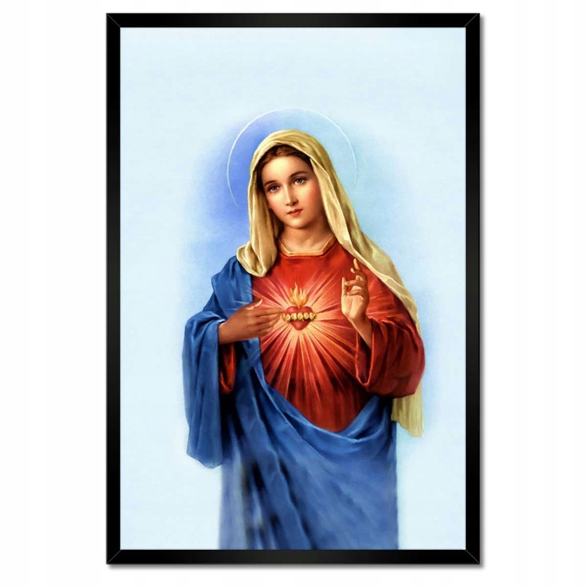 Plakáty v rámu 40x60 Panna Maria Srdce