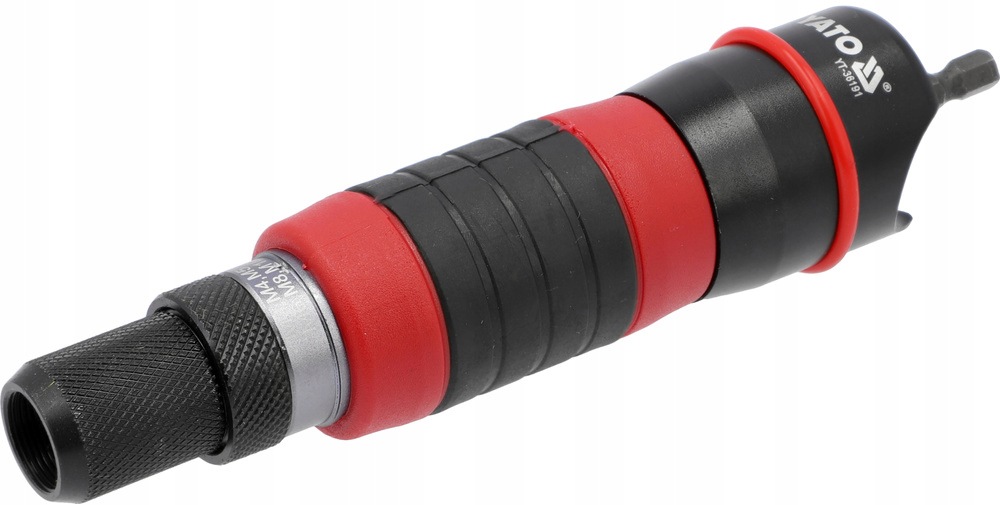 Adapter-nitownica do wkrętarki Yato z gwiazdą 1/4" do nakrętek rurkowych