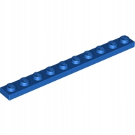 

4You Lego 4477 Płytka 1X10 Niebieski