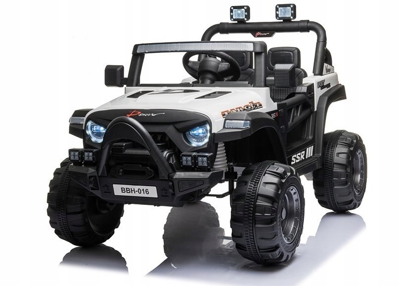 Auto Na Akumulator Dla Dziecka Dżip Jeep BBH-016 Pilot Eva Skóra Led MP3 Bi