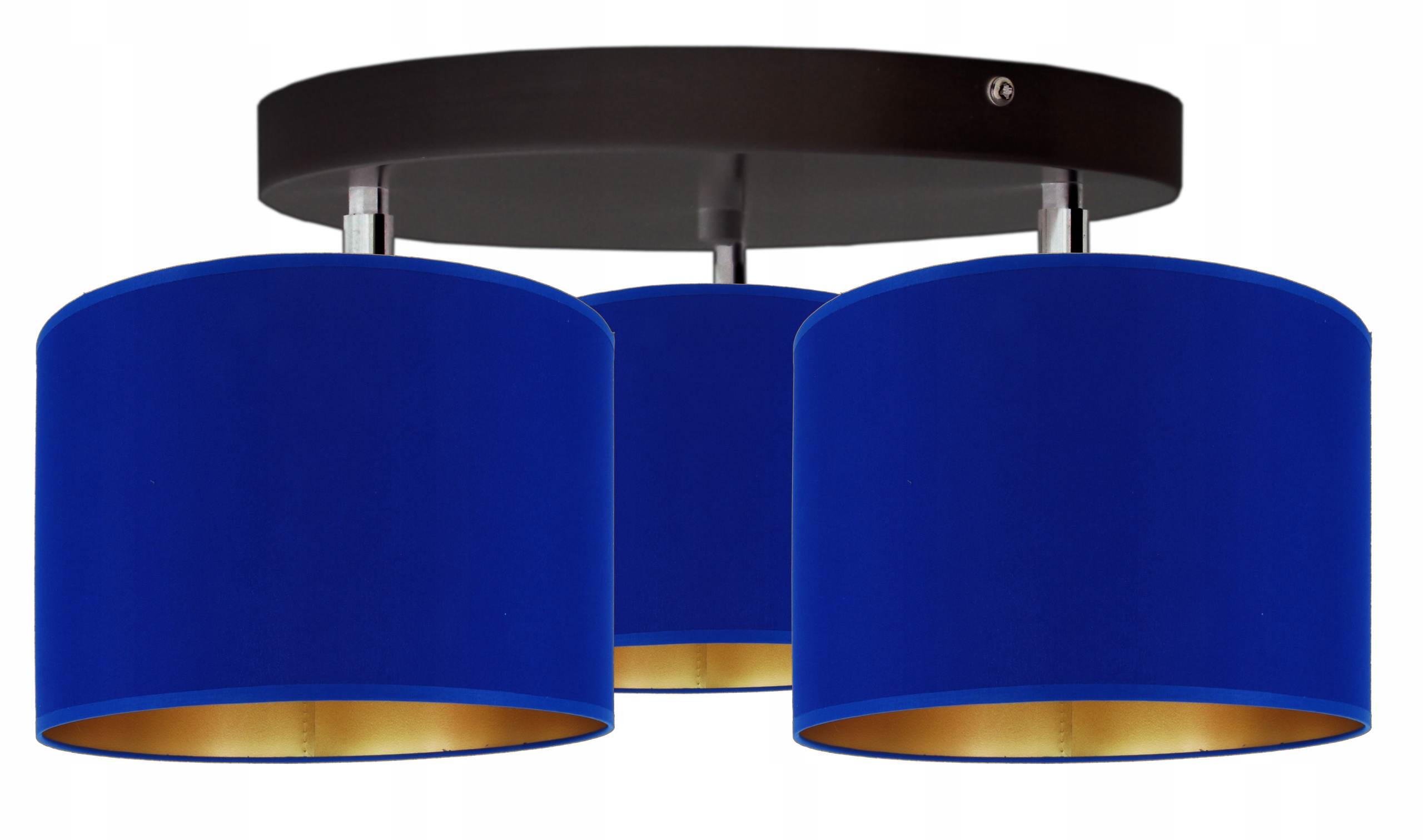 Moderní závěsná stropní lampa modrá chrpa, stínidlo 20 cm, Led Novinka