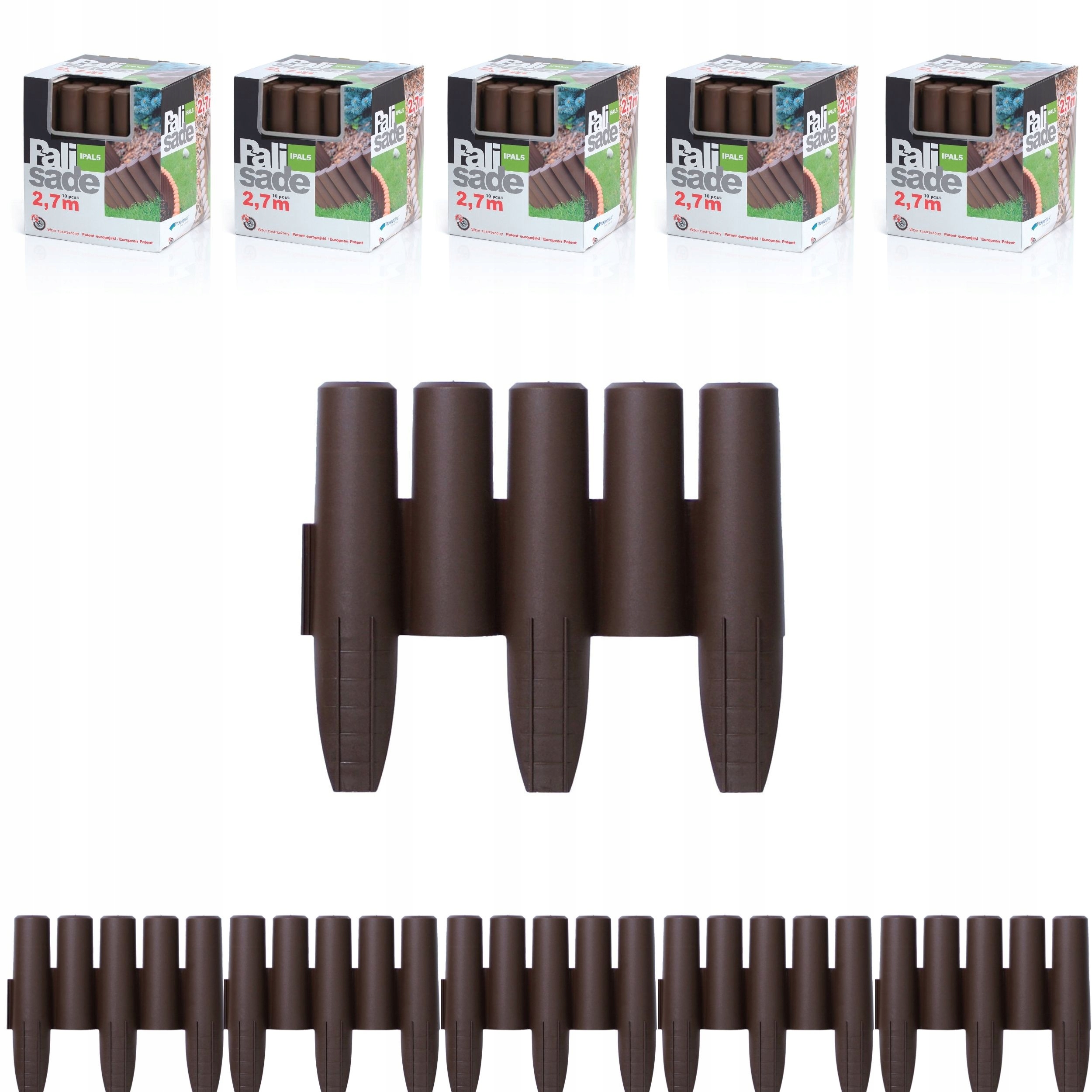 Záhradná palisáda vysoká IPAL5 Plot 13,5 m Okraj