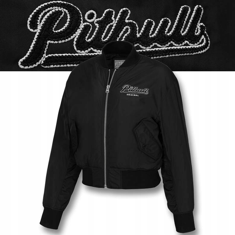 Damska Kurtka przejściowa Oversize Pitbull Angel Bomberka luźny fason