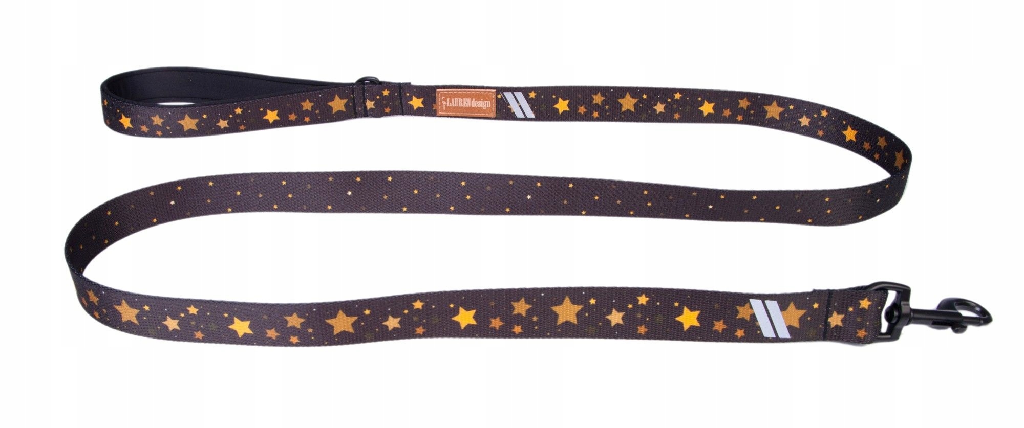 Levně vodítko krátké pro psa stars 2,5cm x 150cm