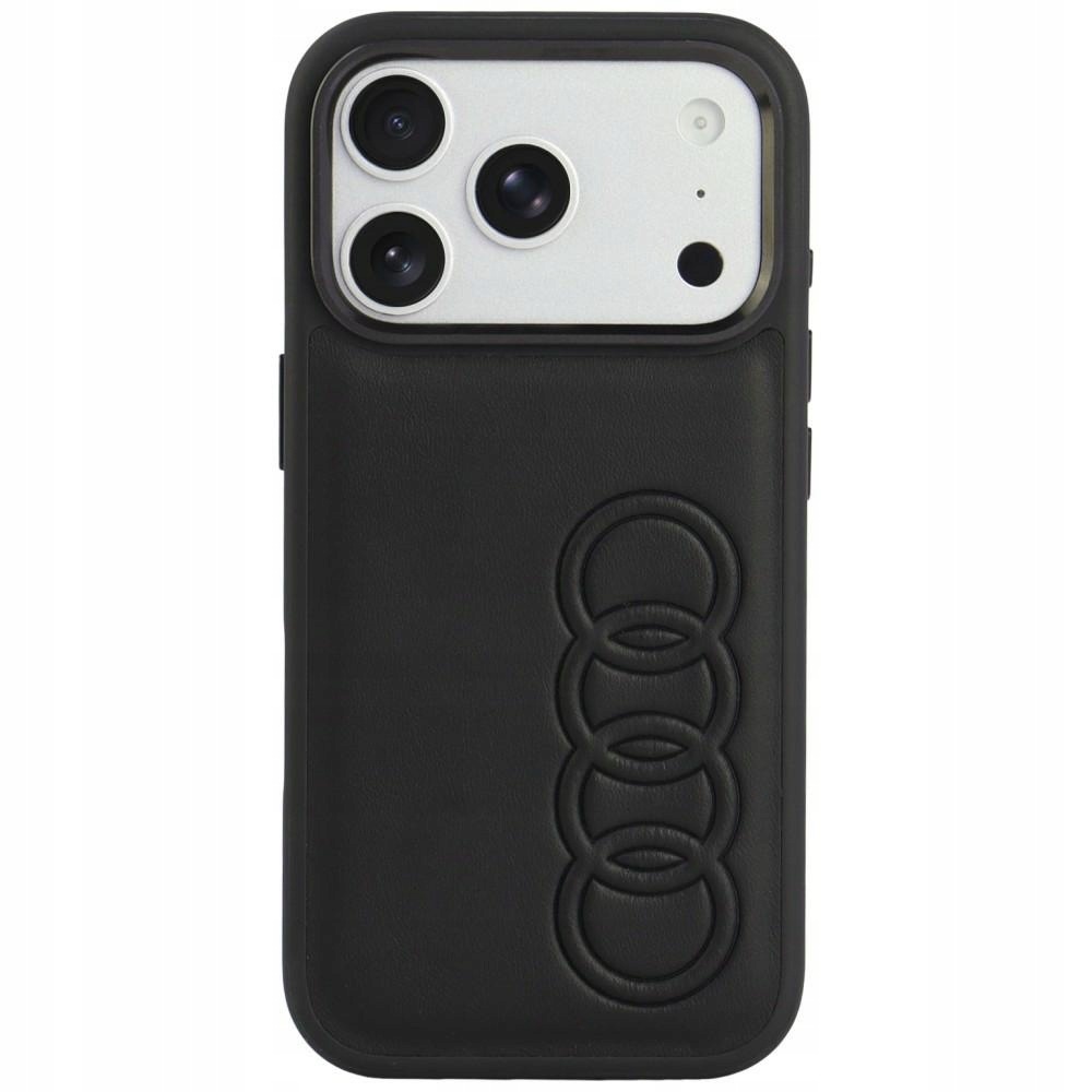 Pouzdro Audi Tt Synthetic Leather MagSafe pro iPhone 18 Pro 17 Pro, černé