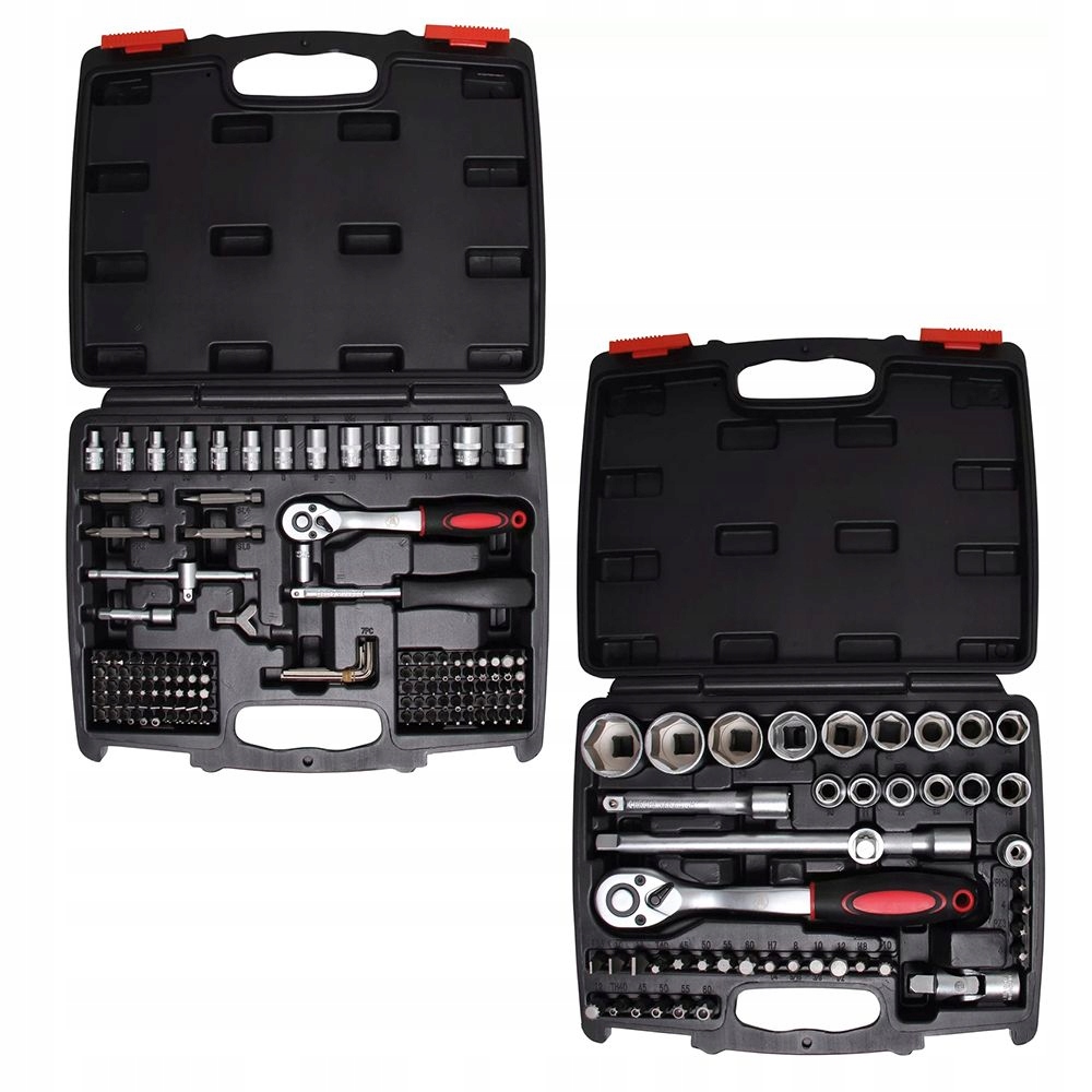 Sada nástrčných kľúčov 6,3 mm (1/4") 12,5 mm (1/2") s račňami 174 ks