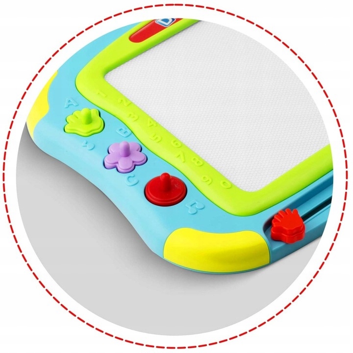 EDUKACYJNY KREATYWNY ZNIKOPIS TABLICA STOLIK 2W1 ZESTAW DO RYSOWANIA Głębokość produktu 28 cm