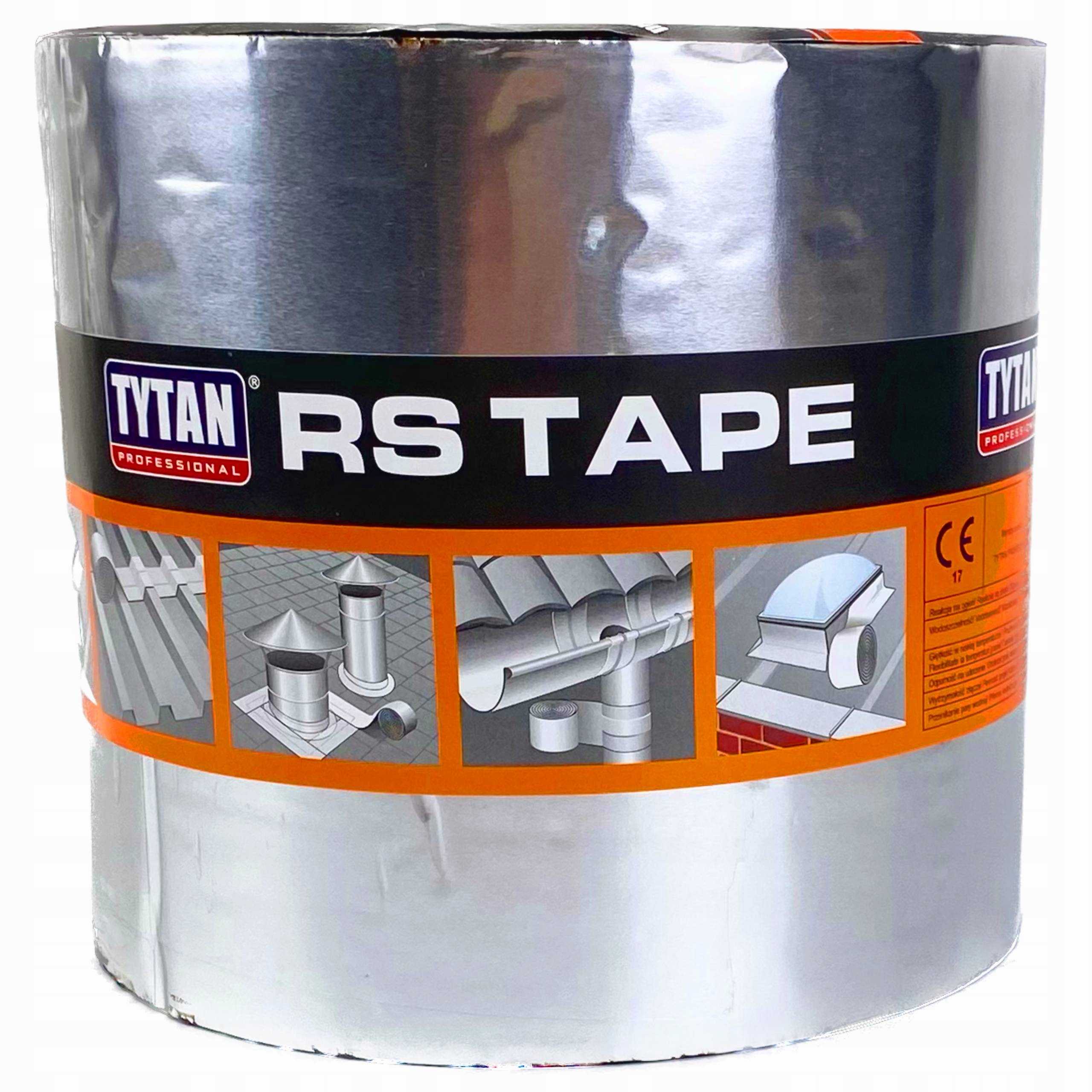Taśma dekarska bitumiczna uszczelniająca 10mbx15cm Tytan srebrny aluminiowy