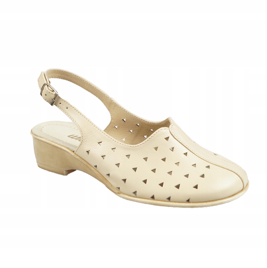 Dámské sandály Wielbut 131 koturna béžová vel.40