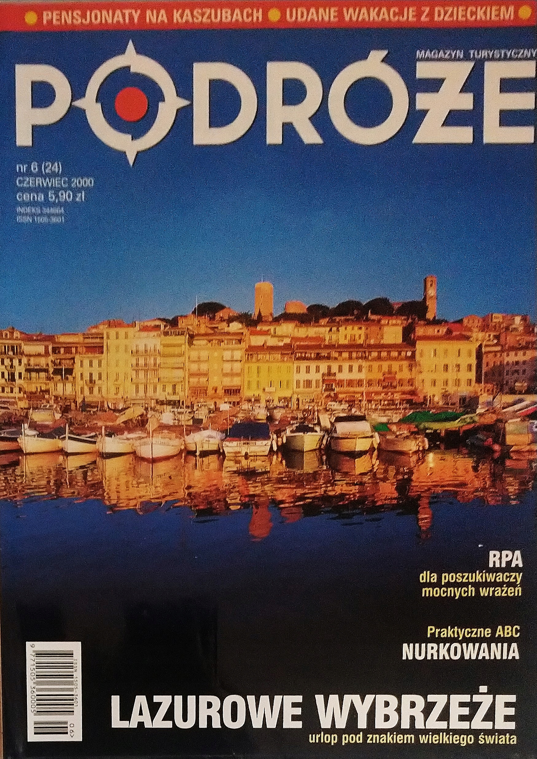 Podróże Magazyn turystyczny Nr.6 (24) czerwiec 2000 SPK