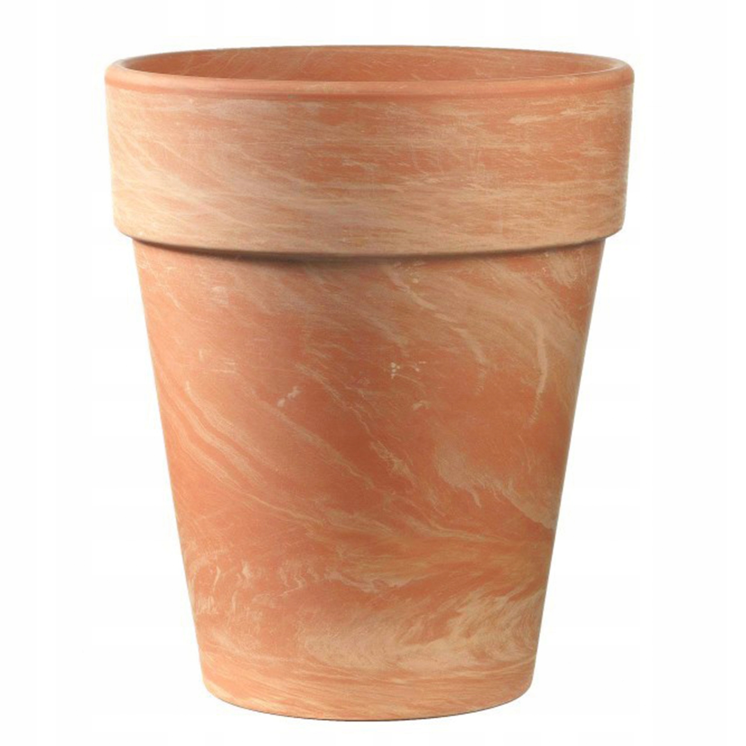

Doniczka gliniana Ø 15cm Przecierana wysoka h 19cm