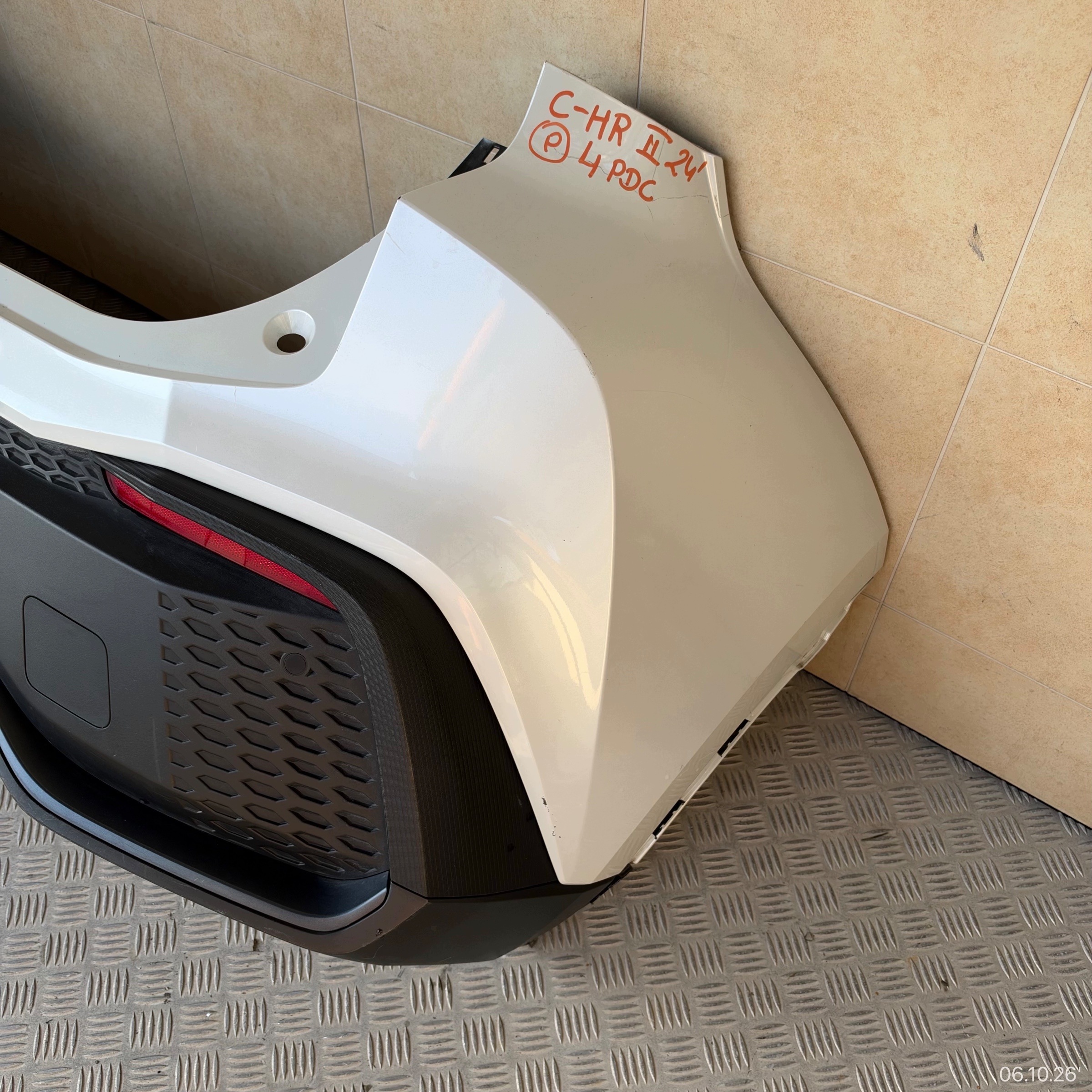 bumper rear complete TOYOTA C-HR II 2024 year 4 PDC