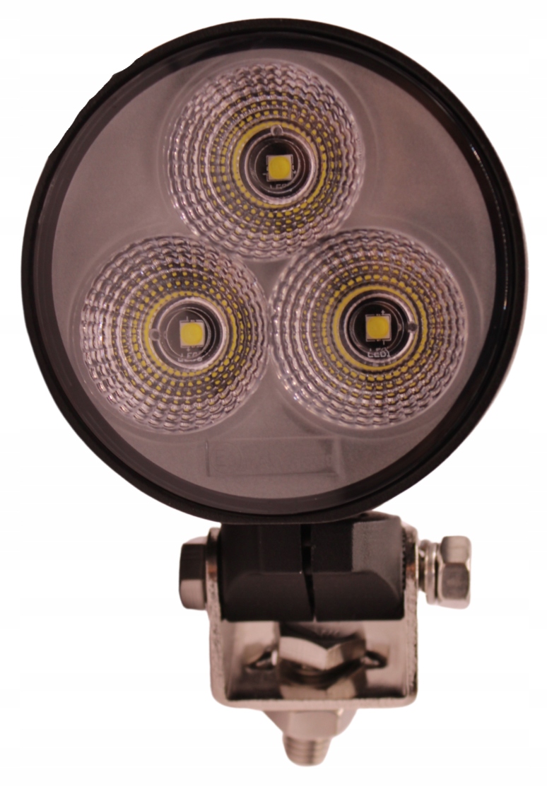 Pracovní Lampa 3 Led Kulatá 30W Ledová Pro Fendt, Class, Deutz 10-30V