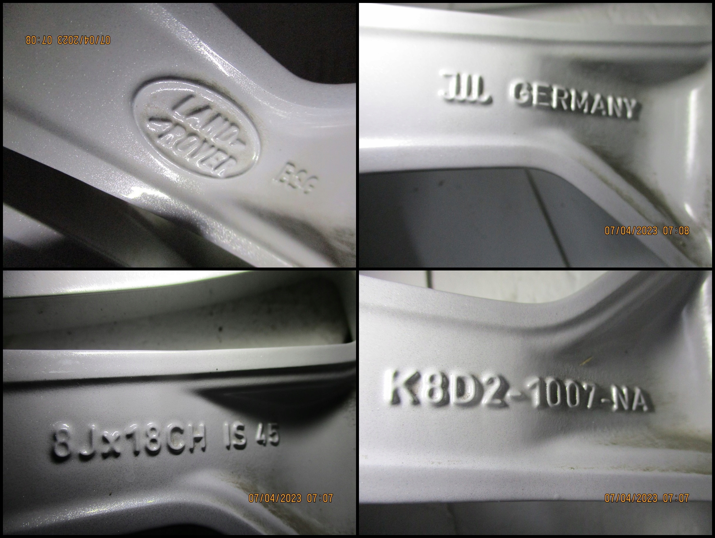 wheels discs tyres Range Rover Evoque R18 5MM