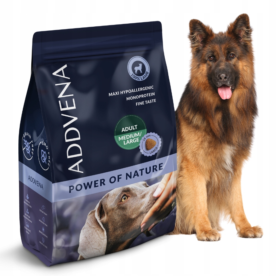 Levně Addvena Power Of Nature pro Německého Ovčáka 2,5 kg