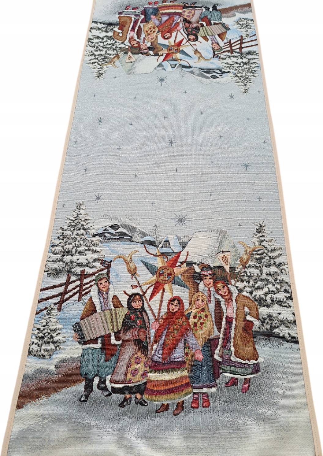 

Bieżnik świąteczny 40x100 cm na ławę gobelinowy
