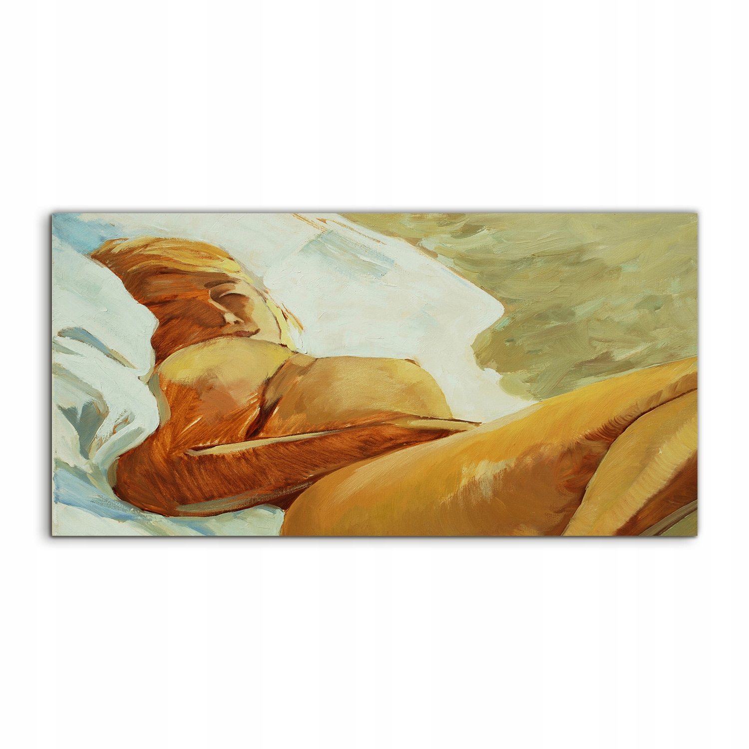 

Obraz akryl 100x50 z grafiką Naga Śpiąca Kobieta