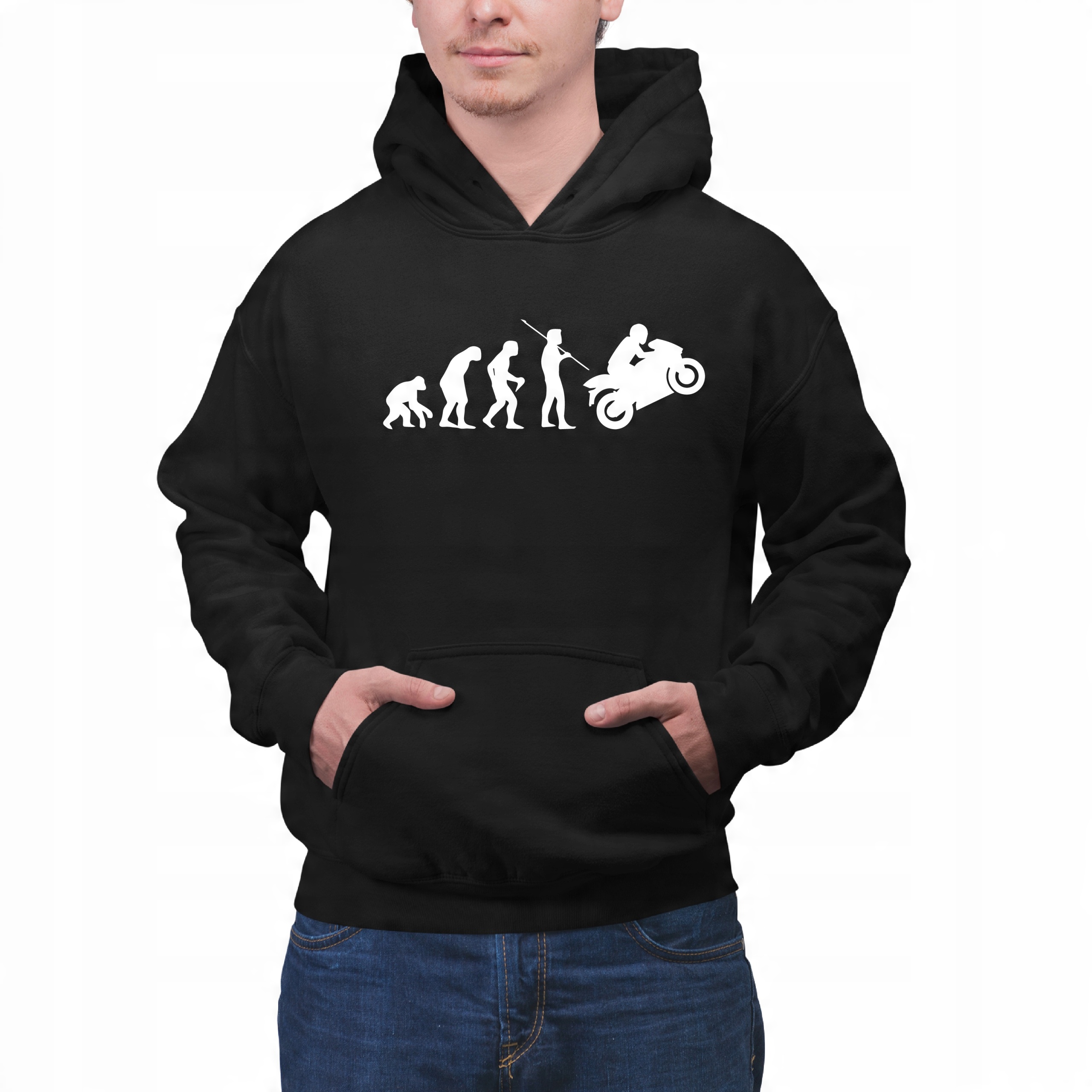 

Bluza Z Kapturem Męska Dla Motocyklisty Motocykl M