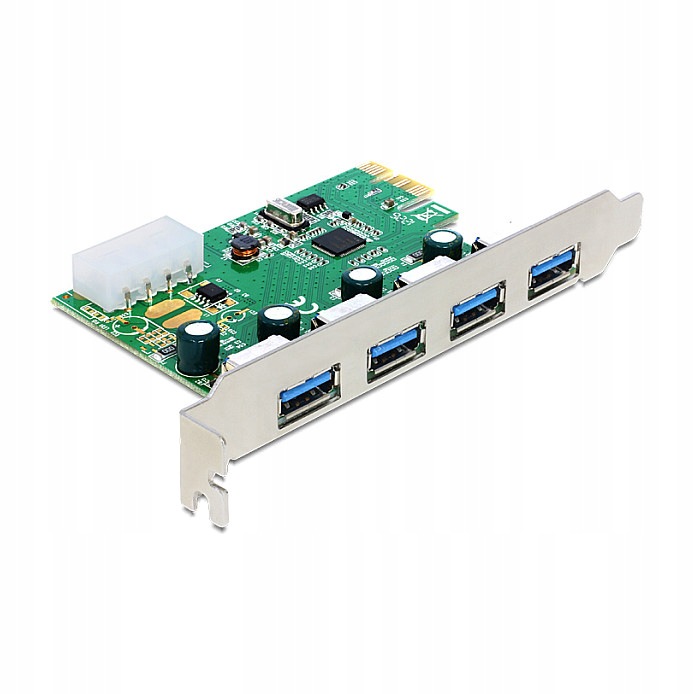 Karta PCIe 4-portowa Usb 3.0 Delock