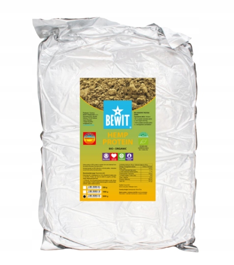 Levně Bewit Konopný protein Bio 1 kg