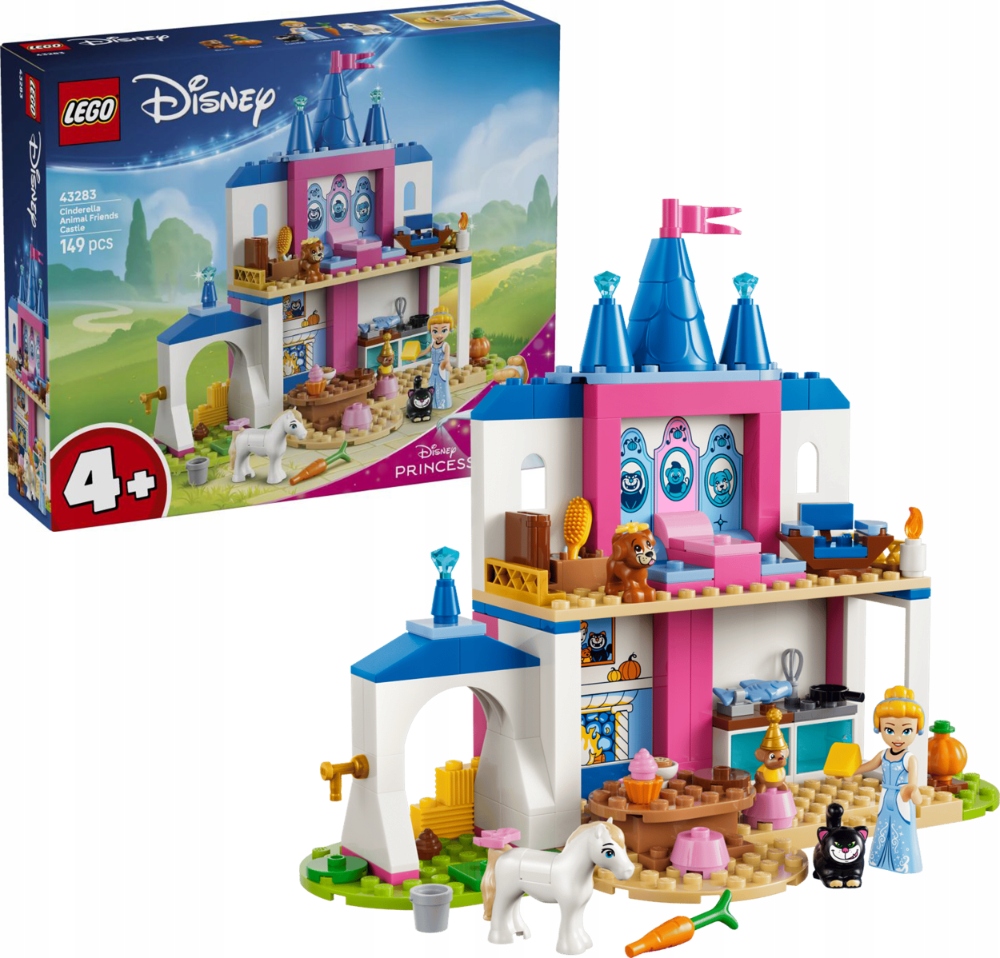 Lego Disney Zámek Popelky a jejích zvířecích přátel – 43283