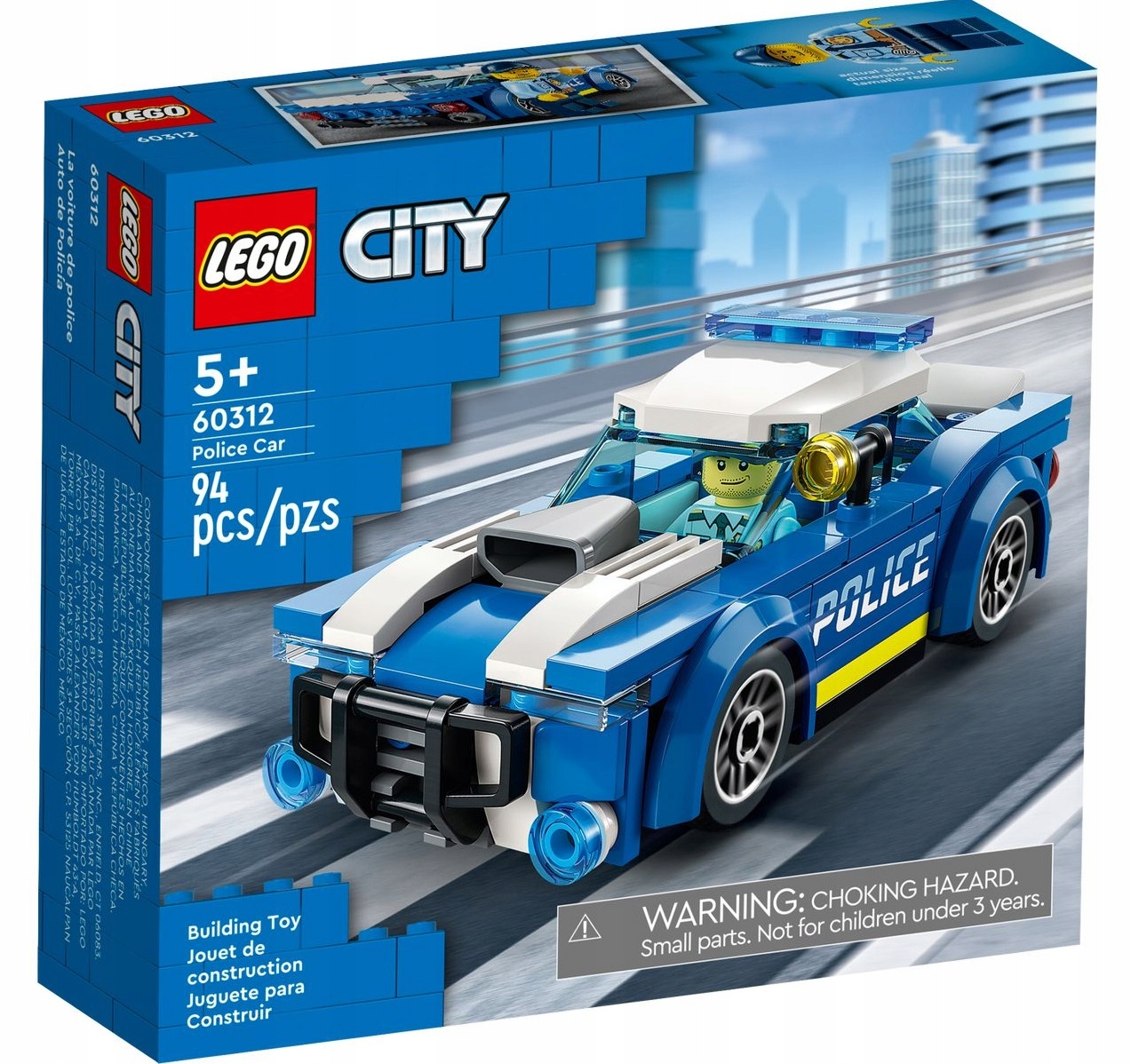 LEGO CITY RADIOWÓZ POLICYJNY POLICJANT HIT Nazwa zestawu LEGO CITY RADIOWÓZ POLICJA POLICJANT URODZINY NA PREZENT NA KOMUNIĘ KOMISARIAT