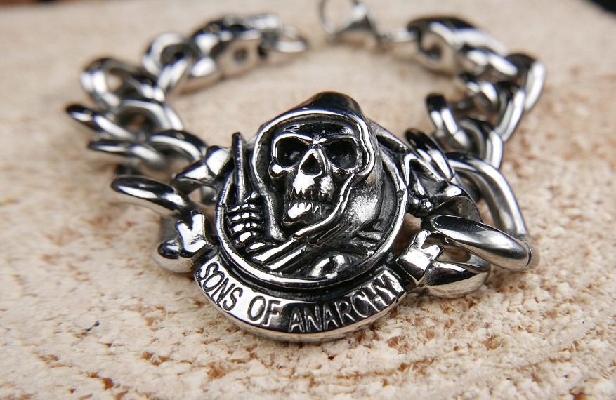 SOA Sons Of Anarchy Stal 316L Bransoleta
