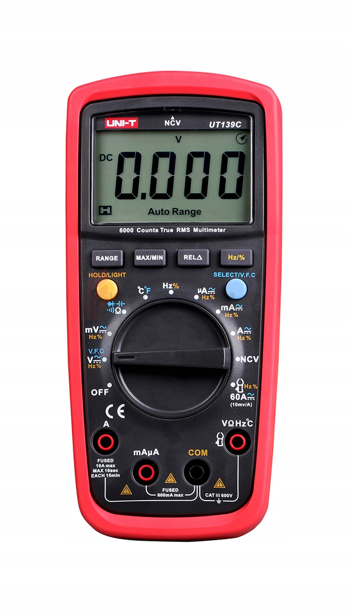 Multimetr Uni-t UT139C True Rms univerzálny merač Ncv Vfc 600V 6000counts