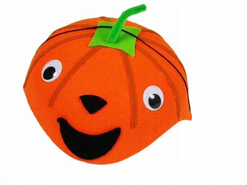 

Czapka Dynia Jesień Halloween Strój Przebranie