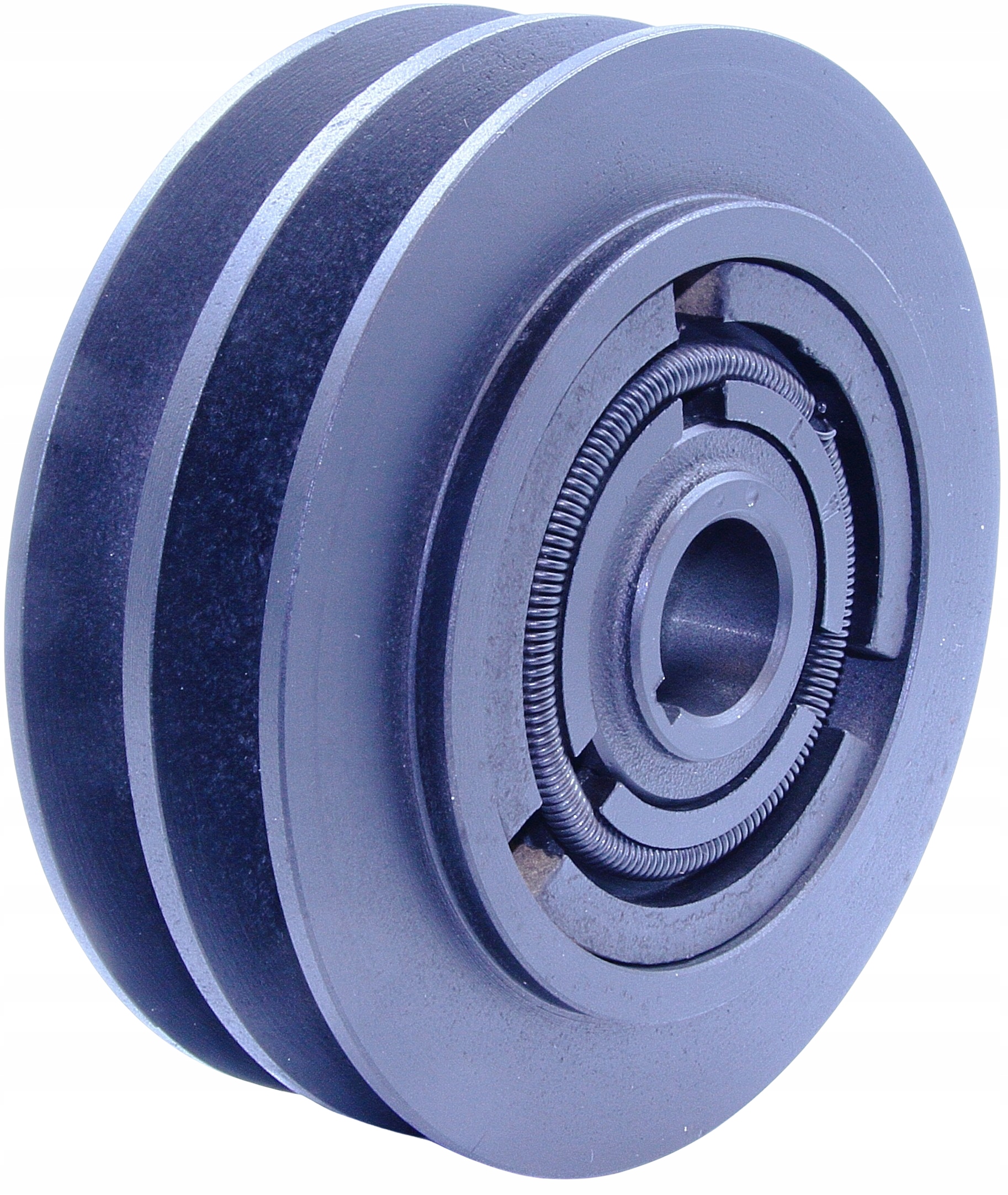 spojka zhutňovača 25,4 mm odstredivá na dva pásy 17 mm priemer 148 mm