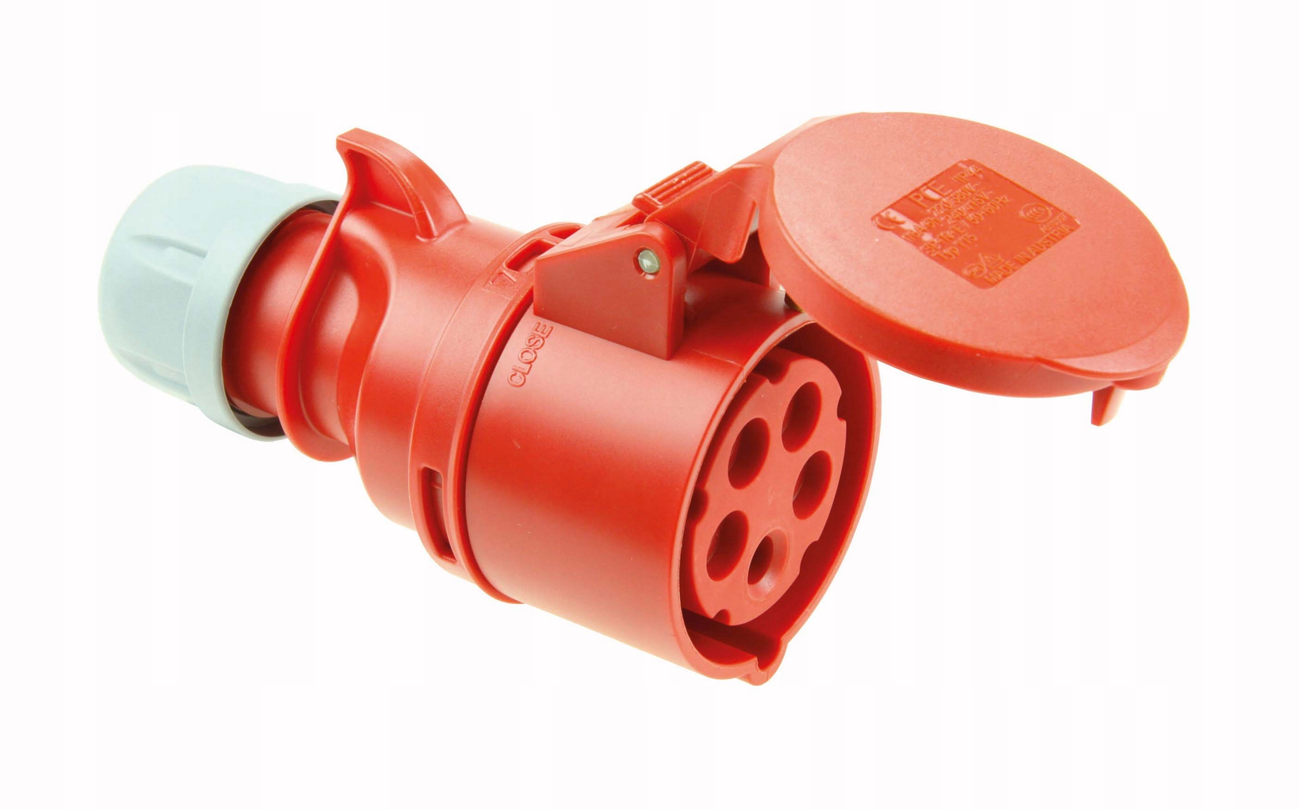 

Gniazdo siłowe 5x 16A 400V przenośne 5P IP44
