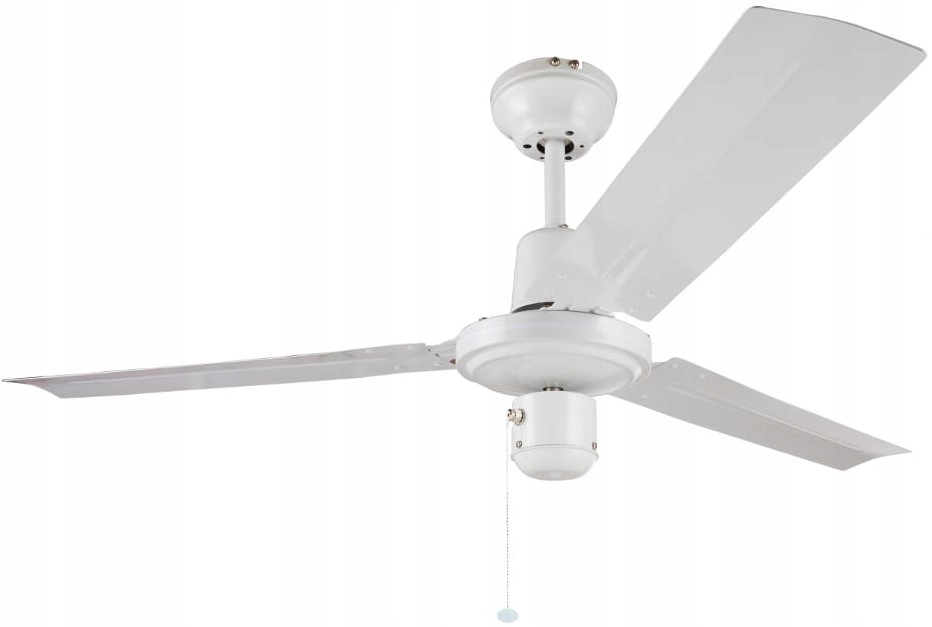 Stropný ventilátor Propeller Biely 122 cm Univerzálny ventilátor bez lampy
