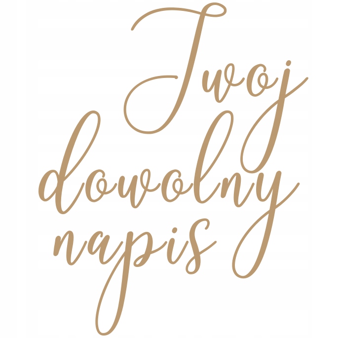 DREWNIANY NAPIS NA ŚCIANĘ IMIĘ LITERKI NA SZTUKI