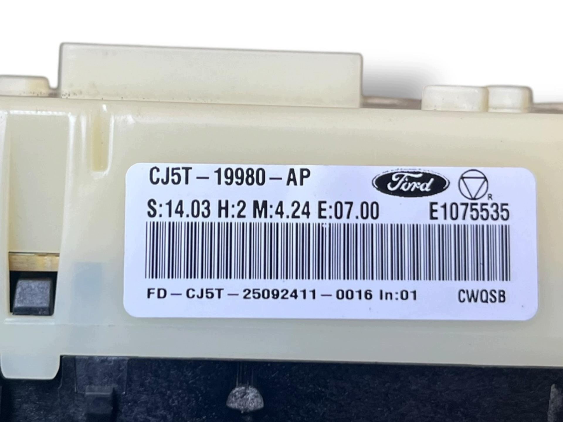 control air conditioning control panel Ford Focus 3 2012 CJ5T-19980-AP