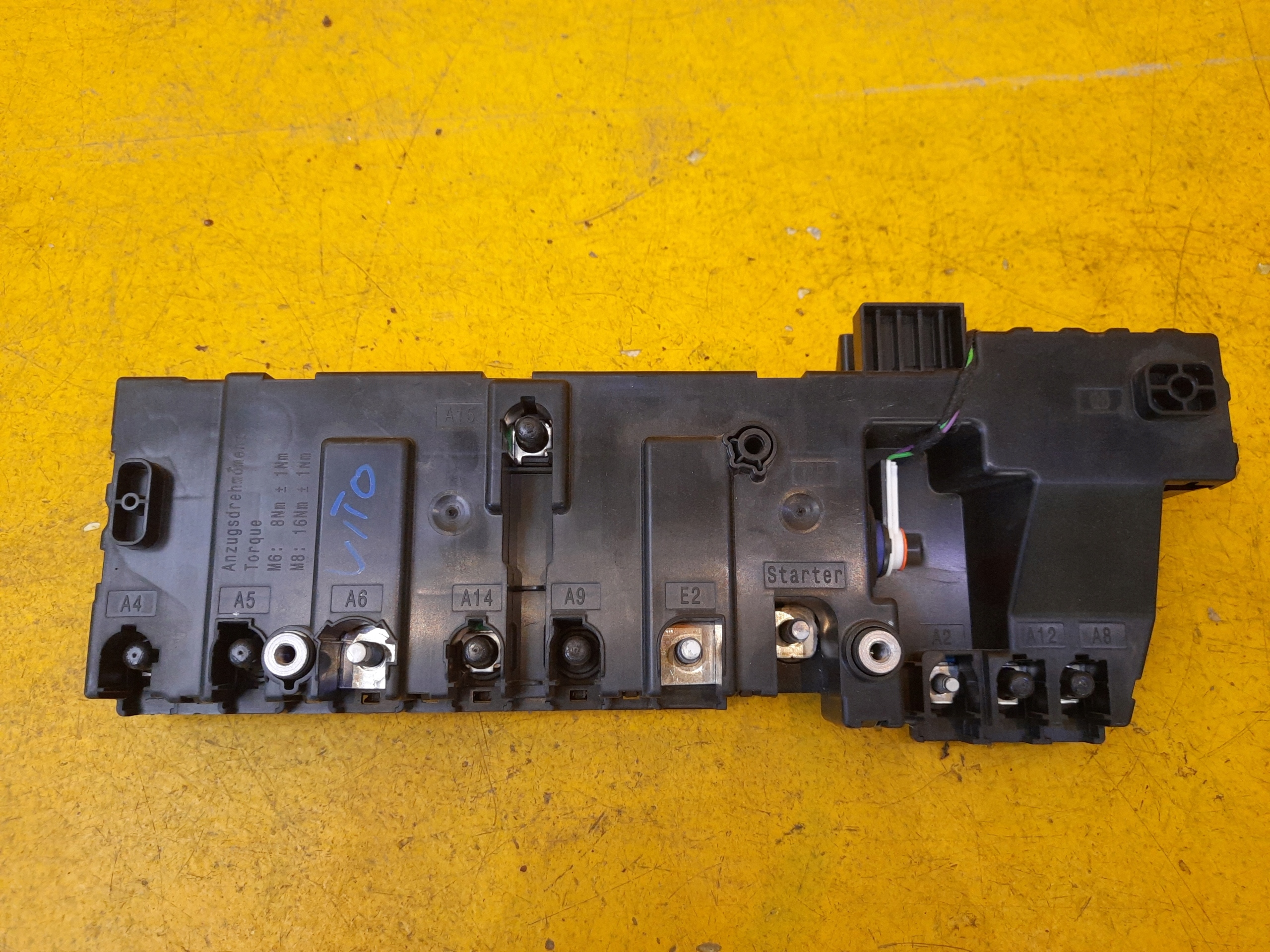 MERCEDES W447 V KLEMA модуль A4475405931 поврежден