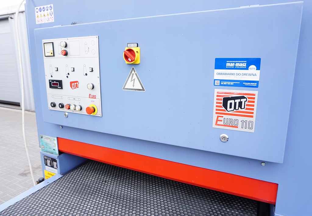 SZLIFIERKA SZEROKO-TAŚMOWA OTT EU 110 WS MOC: 11kW 2-AGREGATY Typ szlifierka