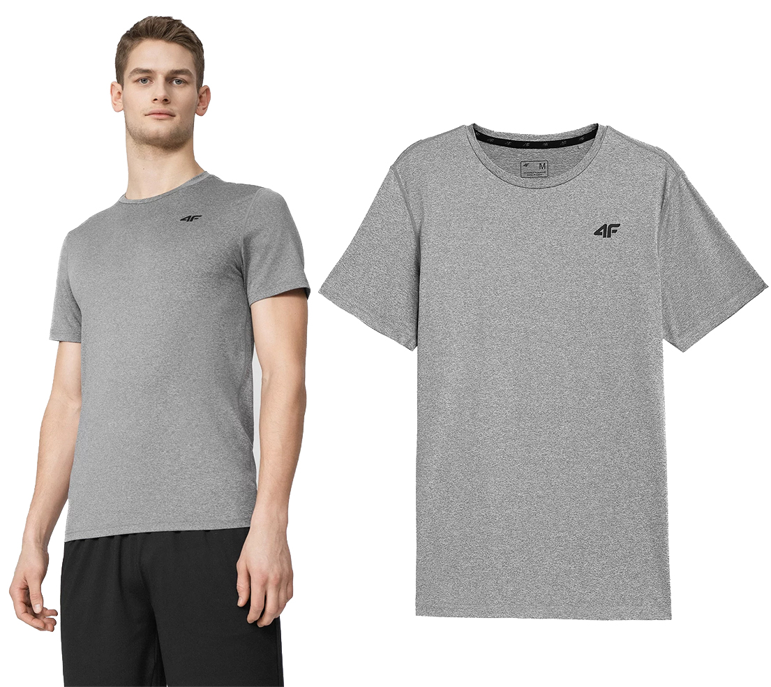 

4F T-shirt Męska Koszulka Treningowa Termo TSMF352