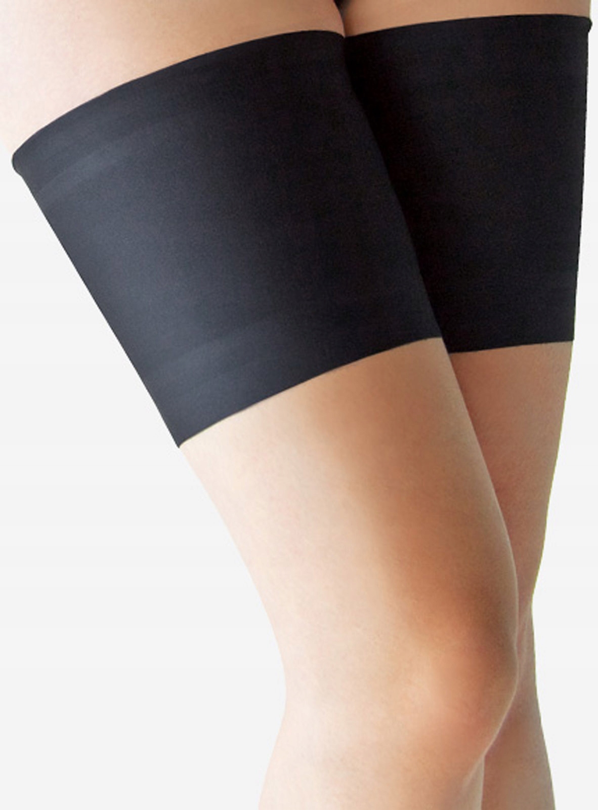 Opaska na uda przeciw otarciom satyna L Nero Marka Lores