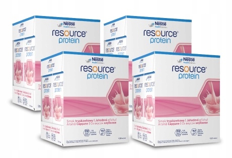 Nestle Resource Protein drink truskawkowy 16x200ml