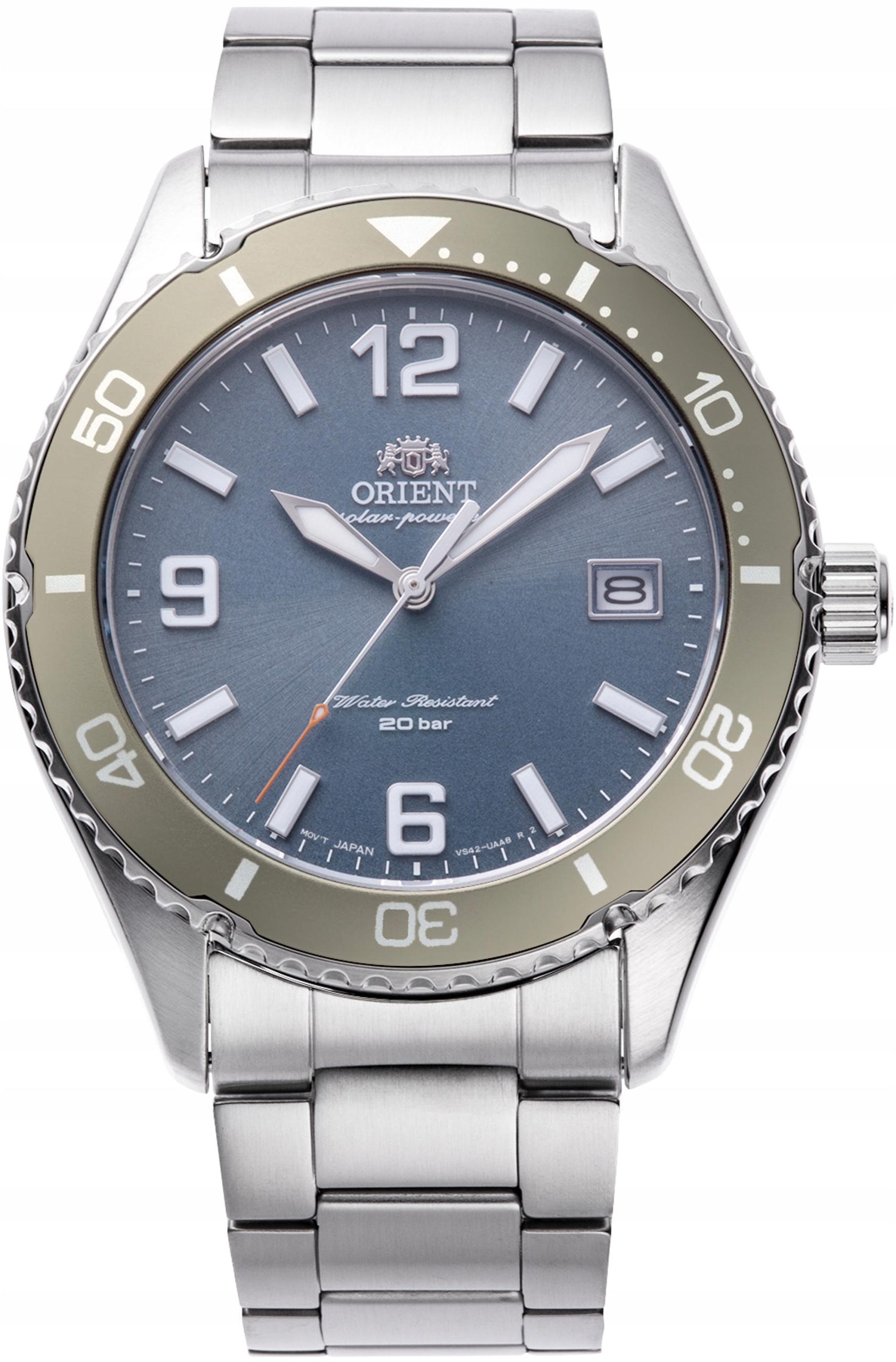 Nové Originální Pánské Hodinky Orient Mako Solar RA-WJ0002L10B modré
