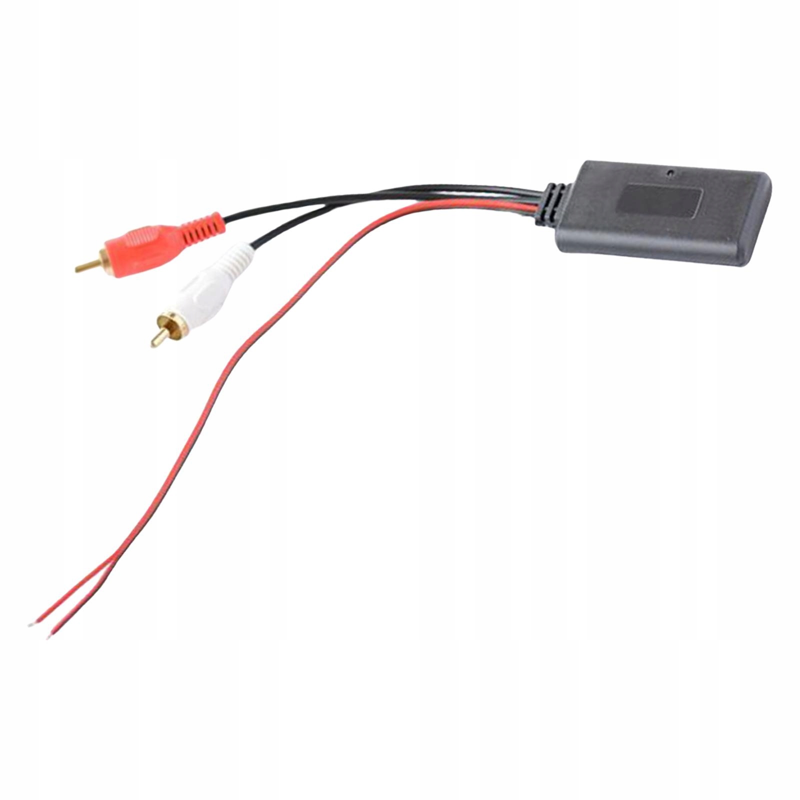 Car AUX Cable Adapter with 2 RCA Interface Bluetooth Receiver Module 12V