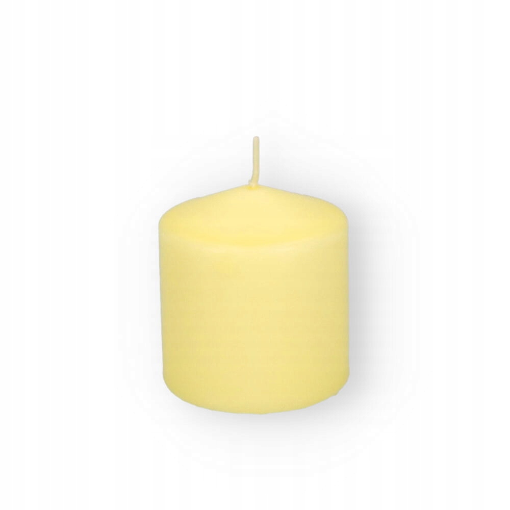 Świeca pillar żółta  210g — 2