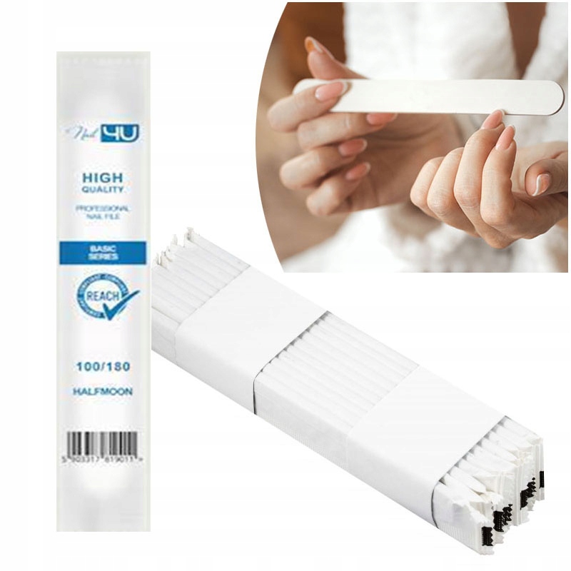 

NAIL4U Zestaw 10x Pilnik do paznokci Łódka 100/180
