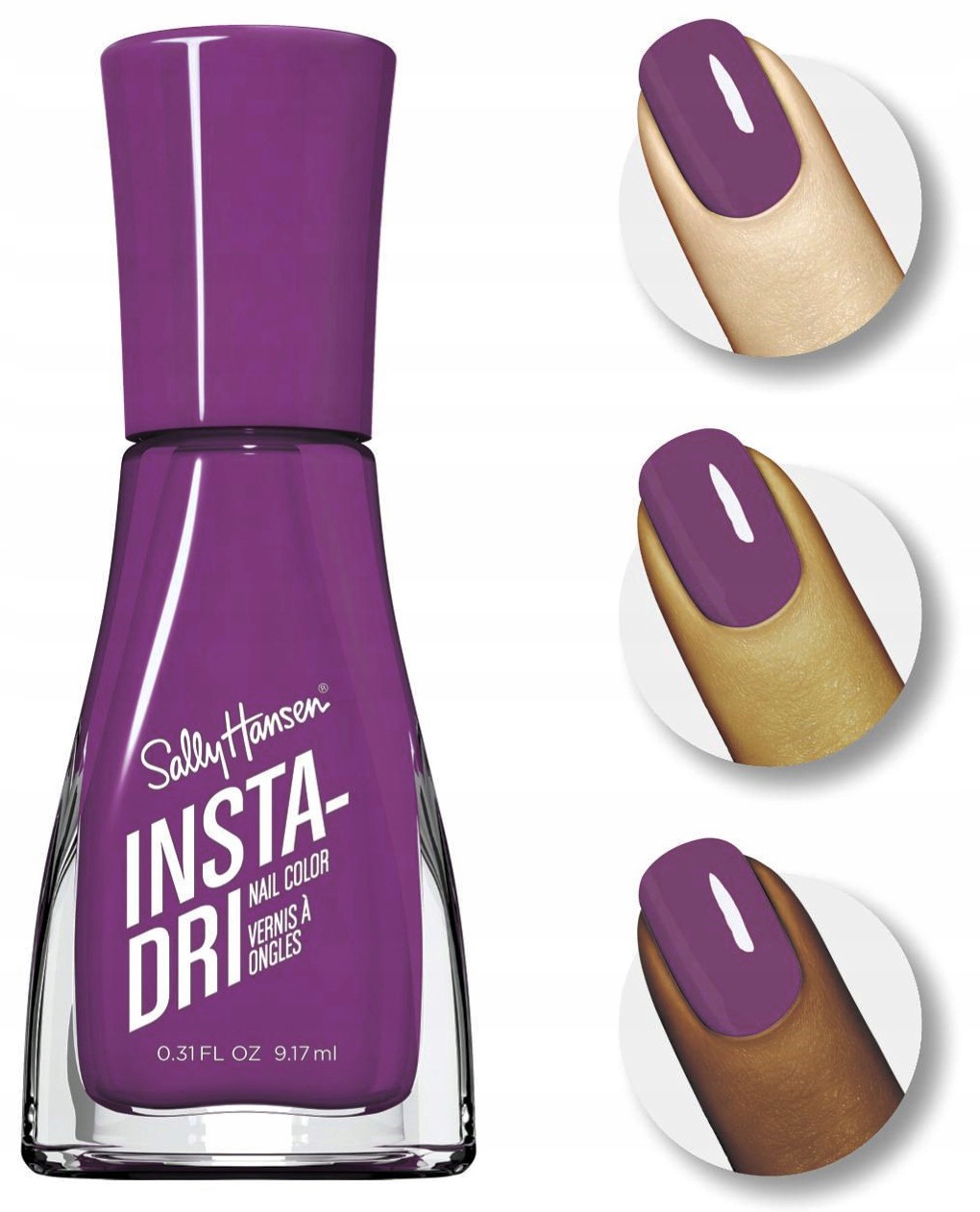 Sally Hansen Insta Dri Lakier Va-Va Violet 443