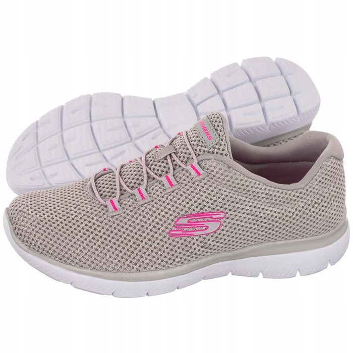 Buty Damskie Sportowe Sneakersy Skechers Summits 12985/GYHP Szare