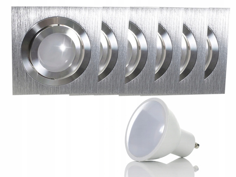 Sada nastavitelných svítidel Halogen Led 6x žárovka