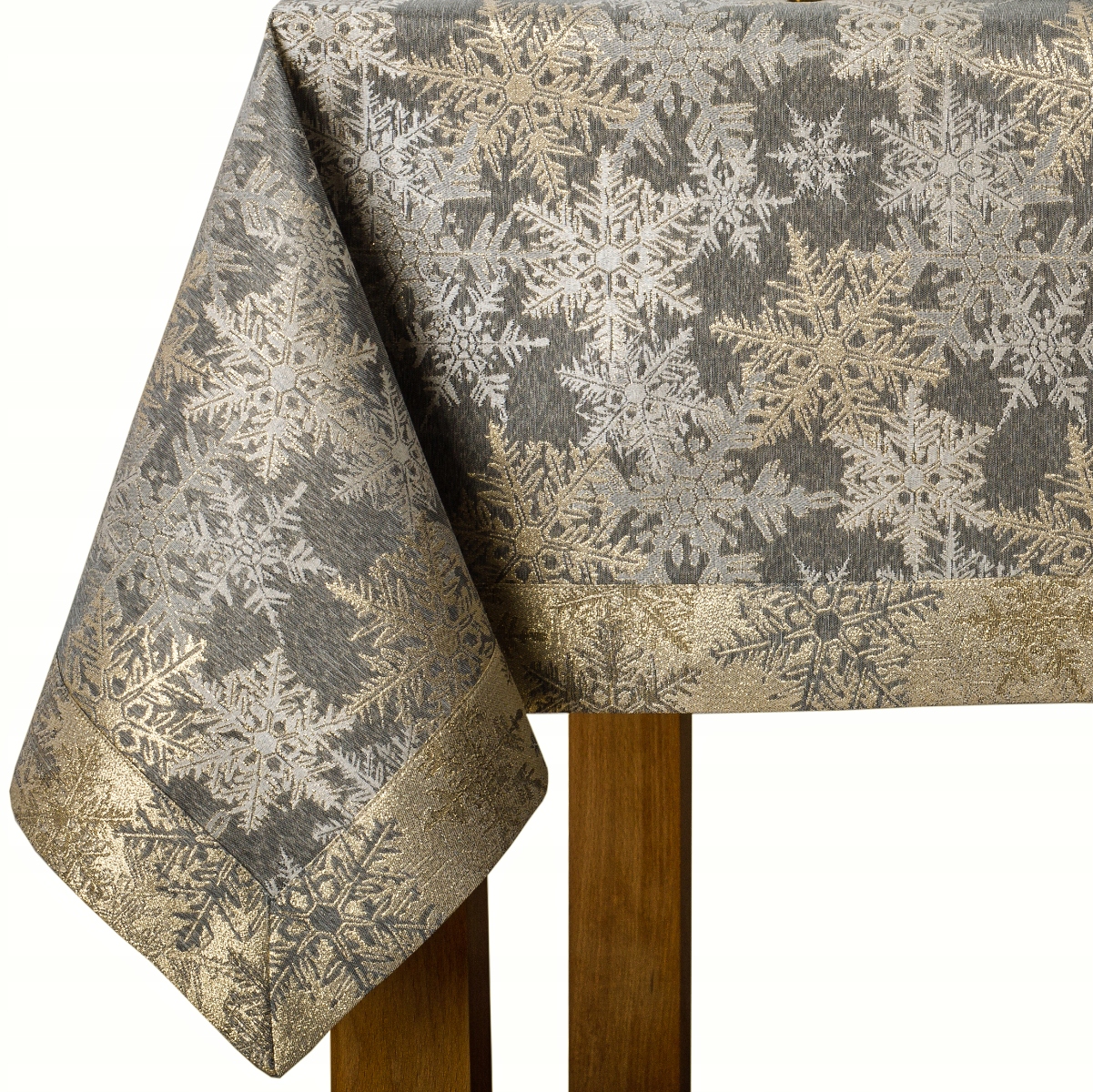 Obrus Świąteczny Mankiet 5 cm Magia Świąt 120x160 cm Typ obrus