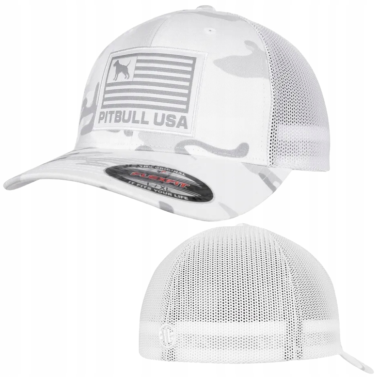 Kšiltovka Pitbull Full Cap Pitbull Usa Baseballová čepice Zahnutý kšilt