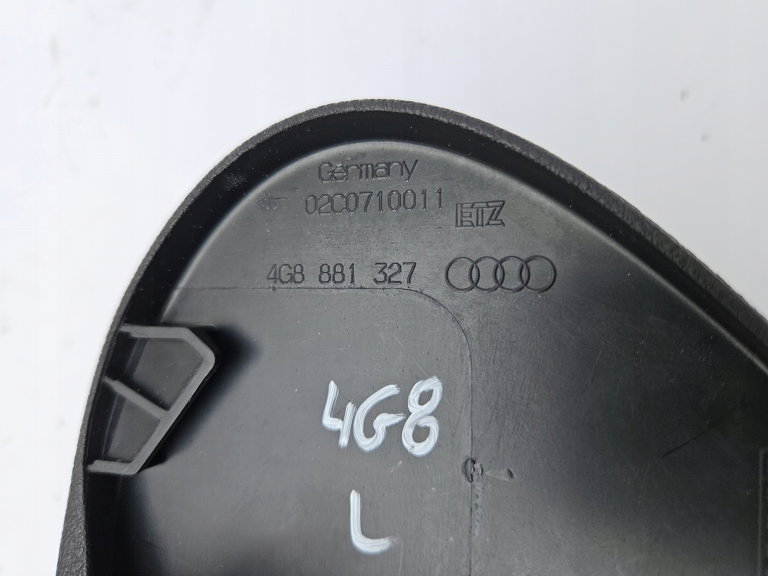 Blende Abdeckung SITZ links Fahrer AUDI A6 C7 A7 4G schwarze